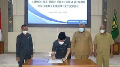 Pemkab Sukabumi Launching Srikandi , Sekda: Tertib Kearsipan Tingkatkan Layanan Publik