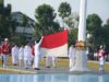 Pengibaran Bendera Merah Putih di Lapang Merdeka Kota Sukabumi