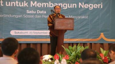 Sekda Kabupaten Sukabumi Buka Rakor Data Awal Registrasi Sosial Ekonomi