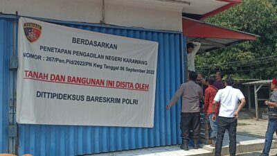 SPBU Milik Mantan Anggota DPRD Jabar Kembali Disita Dittipideksus Mabes Polri