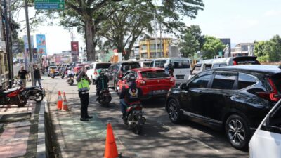 Pelantikan dan Demo KNPI Kota Sukabumi, Polres Terjunkan Ratusan Petugas