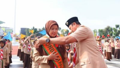 Wali Kota Sukabumi Ikuti Acara Puncak Peringatan Hari Pramuka