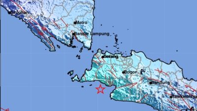 Kota Sukabumi dan Sekitarnya Diguncang Gempa 5,5 Magnitudo, Ini Titiknya!