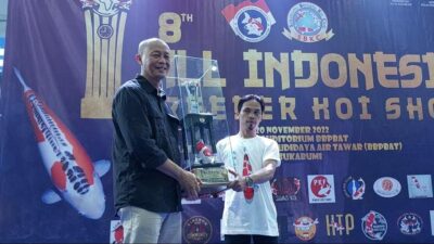 Pemkot Sukabumi Apresiasi Kontes All Indonesia Breeder Koi Show