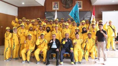 Wakil Bupati Sukabumi Melepas 25 Atlet, di Ajang PEPARDA VI Jawa Barat