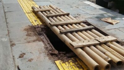 Sudah Lapor Polisi Sukabumi, Penutup Manhole Drainase Pedestrian Kembali Hilang