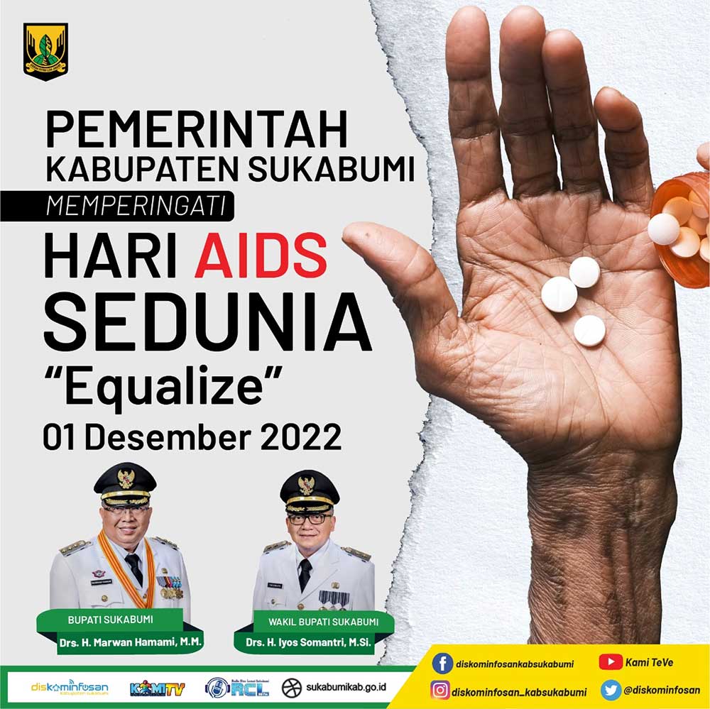 Pemkab Sukabumi-Ucapan Hari AIDS