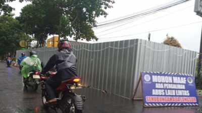 DPUTR Kota Sukabumi Segera Perbaiki Jalan Longsor di Sudirman