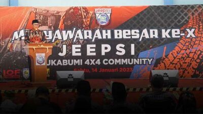 Wali Kota Sukabumi Buka Mubes ke-X Jeepsi 4×4 Community