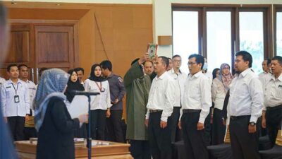 KPU Kota Sukabumi Resmi Melantik 99 PPS, Tanda-tanda Pemilu Dimulai !