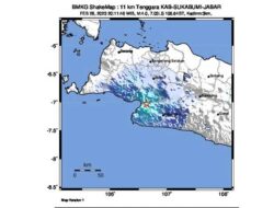 Gempa Darat Terjadi di Sukabumi Ini Lokasinya!