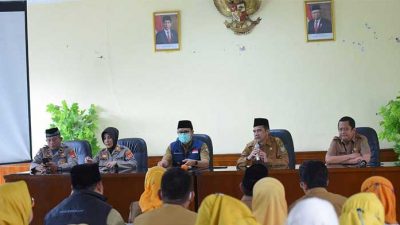 Pemkot Sukabumi saat menggelar rakor antisipasi kenakalan remaja
