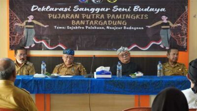 Wakil Bupati Sukabumi Deklarasi Sanggar Seni Pujaran Putra Pamingkis Bantargadung