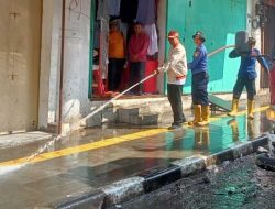 H+2 Idul Fitri 2023, Wali Kota Sukabumi Pimpin Bersihkan Jalan Ahmad Yani dan Harun Kabir