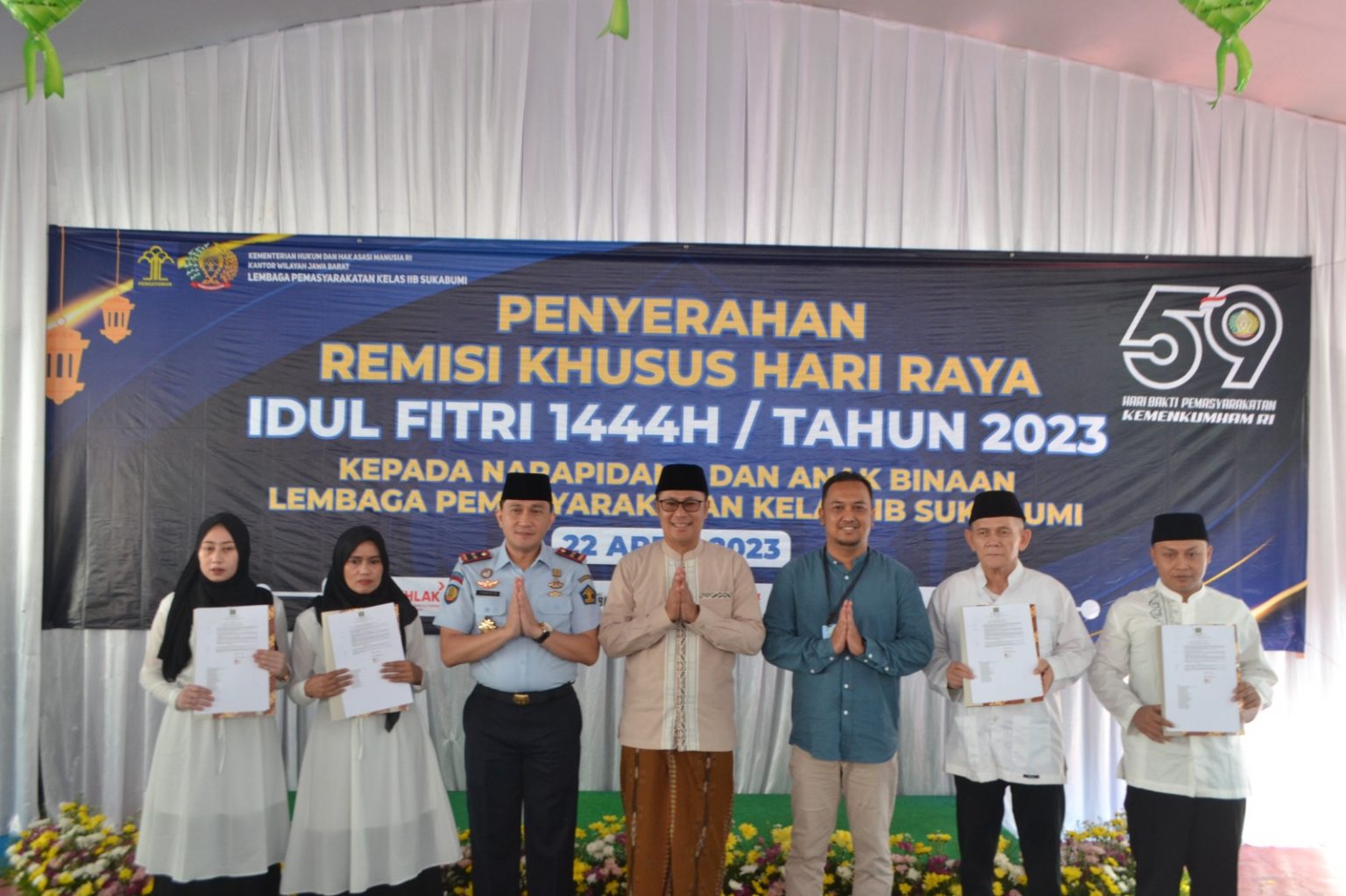 344 Narapidana Di Lapas Kelas II B Sukabumi Dapat Remisi Idul Fitri ...