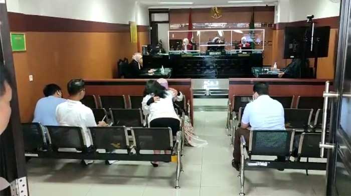 Majelis hakim Pengadilan Negeri (PN) Kota Sukabumi