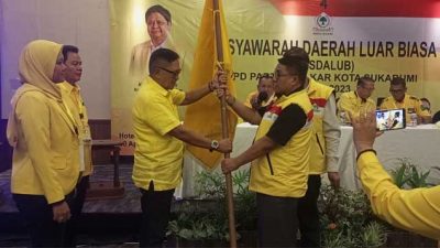DPD Golkar Kota Sukabumi Kini Dipimpin Sri Widagdo