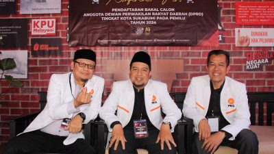 Partai Keadilan Sejahtera Kota Sukabumi Resmi Daftarkan 35 Bacaleg Ke KPU