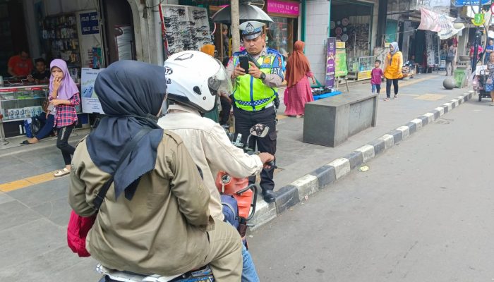 Ratusan Pengendara di Kota Sukabumi Terjaring Razia ETLE Pada Hari Pertama Ops Patuh Lodaya