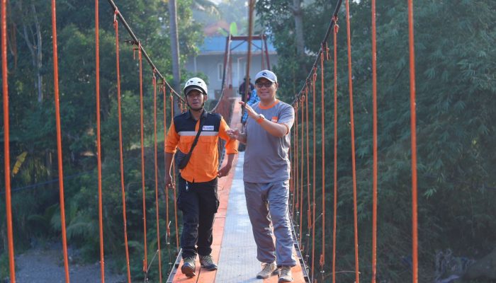Berkat Sehati Gerak Bersama, Warga Lembursitu Kini Miliki Jembatan Penghubung Antar Kabupaten