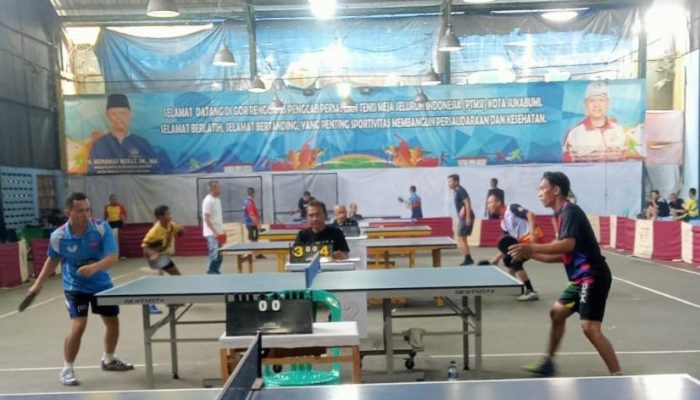 KBPPPOLRI Sukabumi Gelar Turnamen Tenis Meja Se Jawa Barat