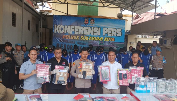 22 Pengedar dan Bandar Narkoba di Kota Sukabumi Diringkus Polisi