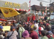 Kantor ATR BPN Kabupaten Sukabumi Digeduduk Petani dan Mahasiswa, Tuntut Kejelasan LPRA