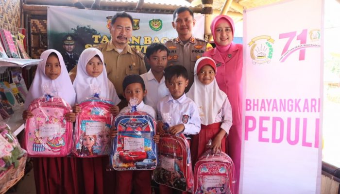 Polres Sukabumi Kota Dirikan Taman Baca Setya Wibawa Untuk Anak Anak di Kecamatan Cireunghas