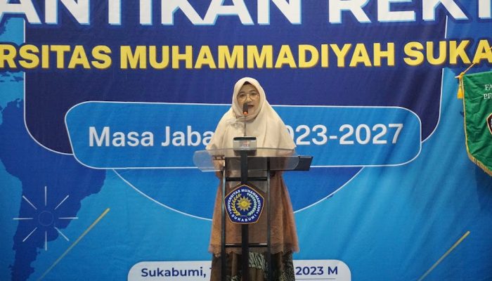 Dilantik Langsung Menko PMK RI, Renny Sukmawani Resmi Jadi Rektor Universitas Muhammadiyah Sukabumi