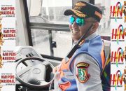 Hari Pers Nasional, Kadishub Kota Sukabumi Jadi Driver Bus Tayo
