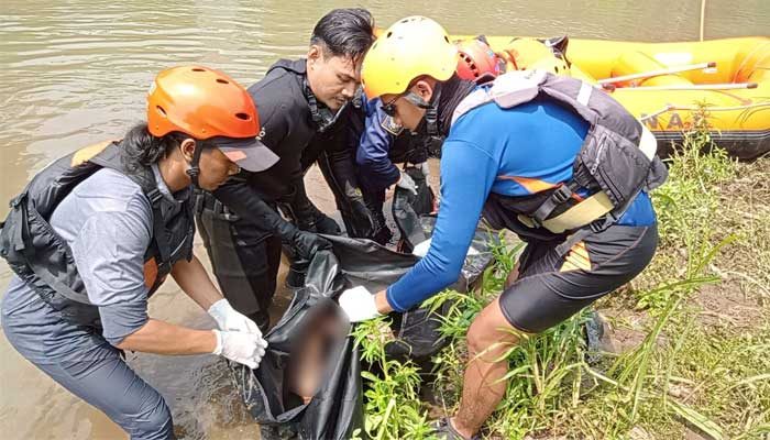 Karyawan Bambu Kuring Sukabumi Tewas Terseret Aliran Sungai Cicatih