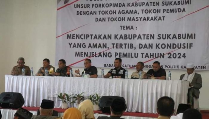 Kabupaten Sukabumi Gelar FGD Ciptakan Pemilu 2024 Aman Tertib dan Kondusif