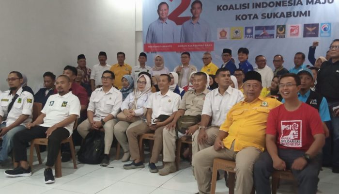 Prabowo – Gibran Kuasai 70 persen Kota Sukabumi, Ini Target TKD Koalisi Indonesia Maju
