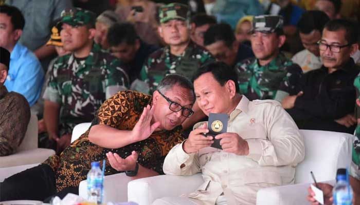 Bupati Sukabumi Dampingi Menhan Prabowo Resmikan 5 Sumur Bor di Pajampangan