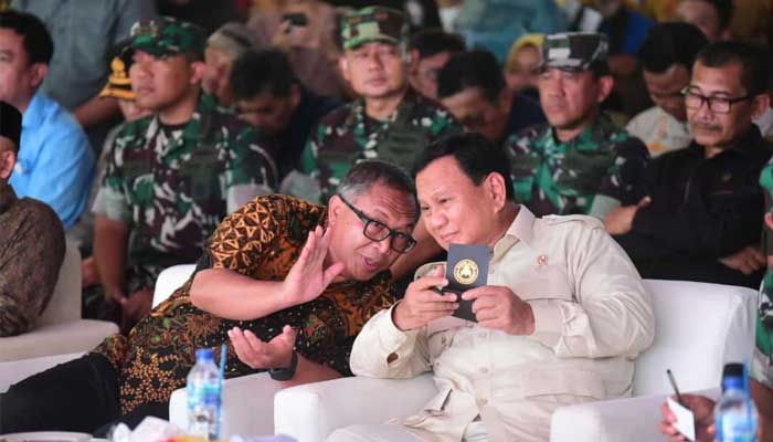 Bupati Sukabumi Dampingi Menhan Prabowo