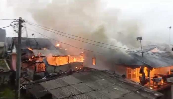 Kebakaran Gang Isnen Kota Sukabumi