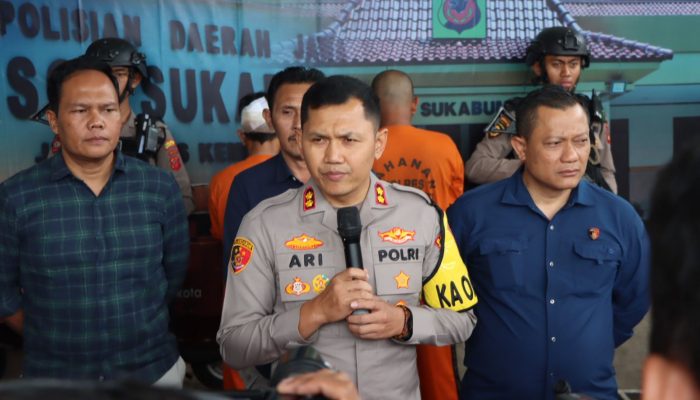Warga Kadudampit Sukabumi Diringkus Polisi, Bawa Kabur Belasan Motor Ojol Modus Orderan Offline