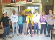 Polsek Kebonpedes Sukabumi Amankan 6 Remaja Bawa Sarung Berisi Kabel Baja