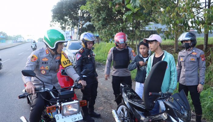 Kapolres Sukabumi Kota Kelilingi Kota Sukabumi Pantau Keamanan Masyarakat Jelang Buka Puasa