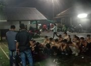 Sekelompok Gengster di Sukabumi Digiring Ke Polsek, Konvoi Usai Minum Miras