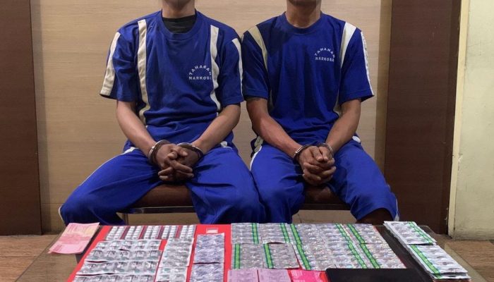 Edarkan Obat Terlarang dan Miliki Sabu, Dua Pemuda di Sukabumi Diciduk Polisi