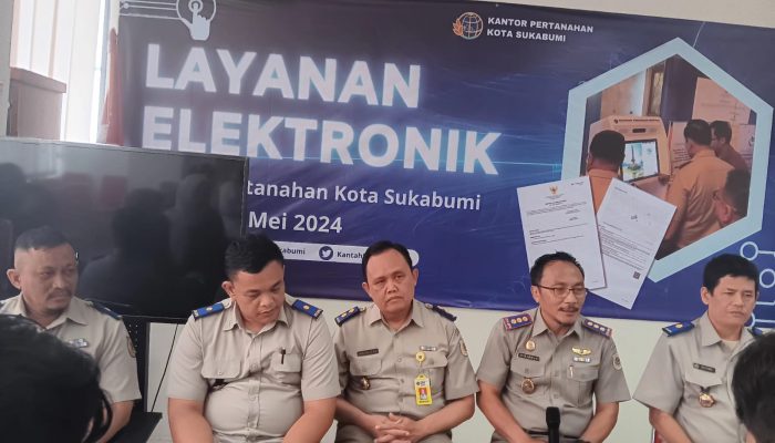Usai Launching, BPN Kota Sukabumi Pastikan Masyarakat Kini Sudah Bisa Miliki Sertifikat Elektronik