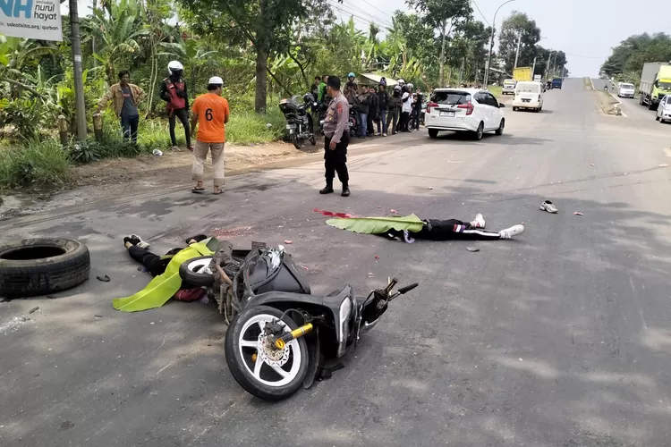 Begini Kronologi Laka Lantas Pengendara Motor Tergilas Bus Di Jalan