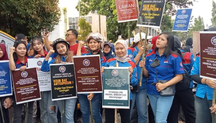SP TSK SPSI Kabupaten Sukabumi Desak Pemkab dan APINDO Patuhi Arahan Presiden Dalam Penetapan UMK 2025