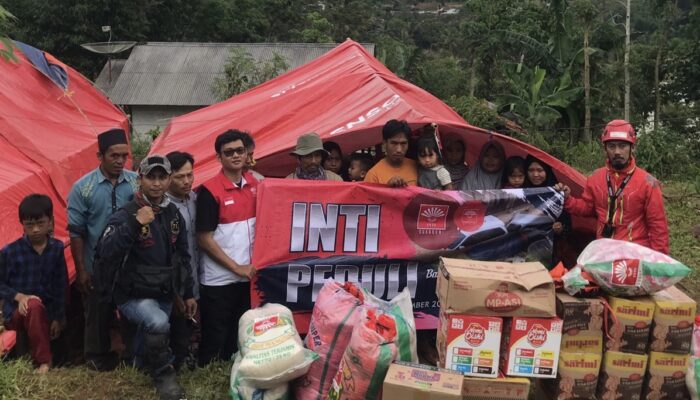 INTI Sukabumi Salurkan Bantuan ke Korban Bencana di Wilayah Terpencil