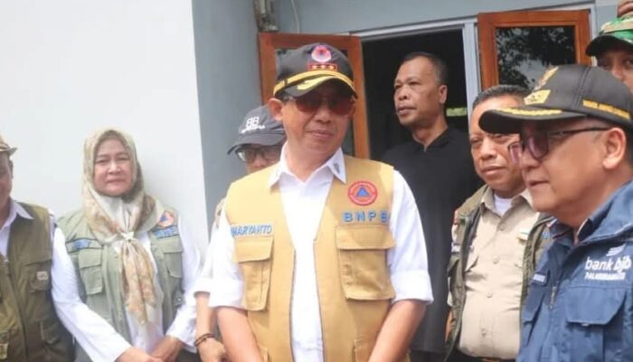 Wabup Sukabumi Dampingi Kepala BNPB Tinjau Hunian Tetap di Cisolok