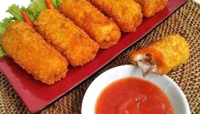 Resep Sarapan Sehat Roti Gulung Isi Mozarella ala Sukabumi