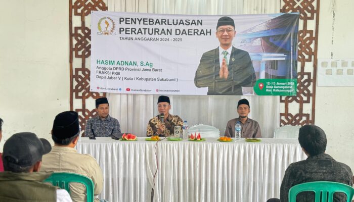 Hasim Adnan Sosialisasikan Perda Desa Wisata di Kecamatan Kalapanunggal Sukabumi