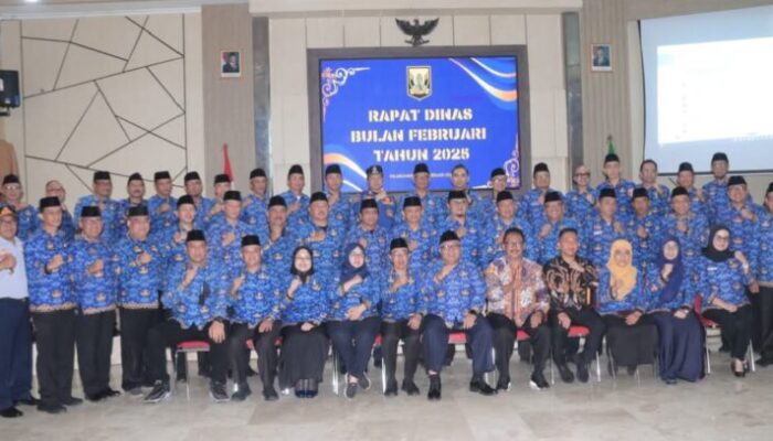 Disbudpora Kabupaten Sukabumi Ikuti Rapat Dinas Terakhir Bupati Marwan