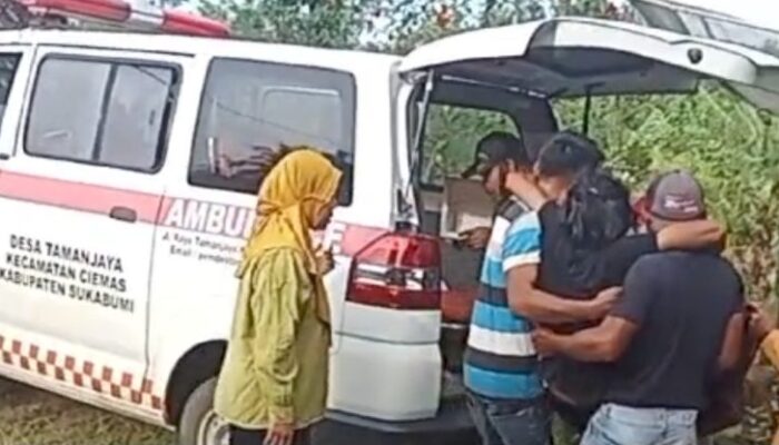 Dengan Keadaan Menggil, Warga Ciemas Dilarikan ke RSUD Jampangkulon Diduga Usai Menginjak Ika Pari